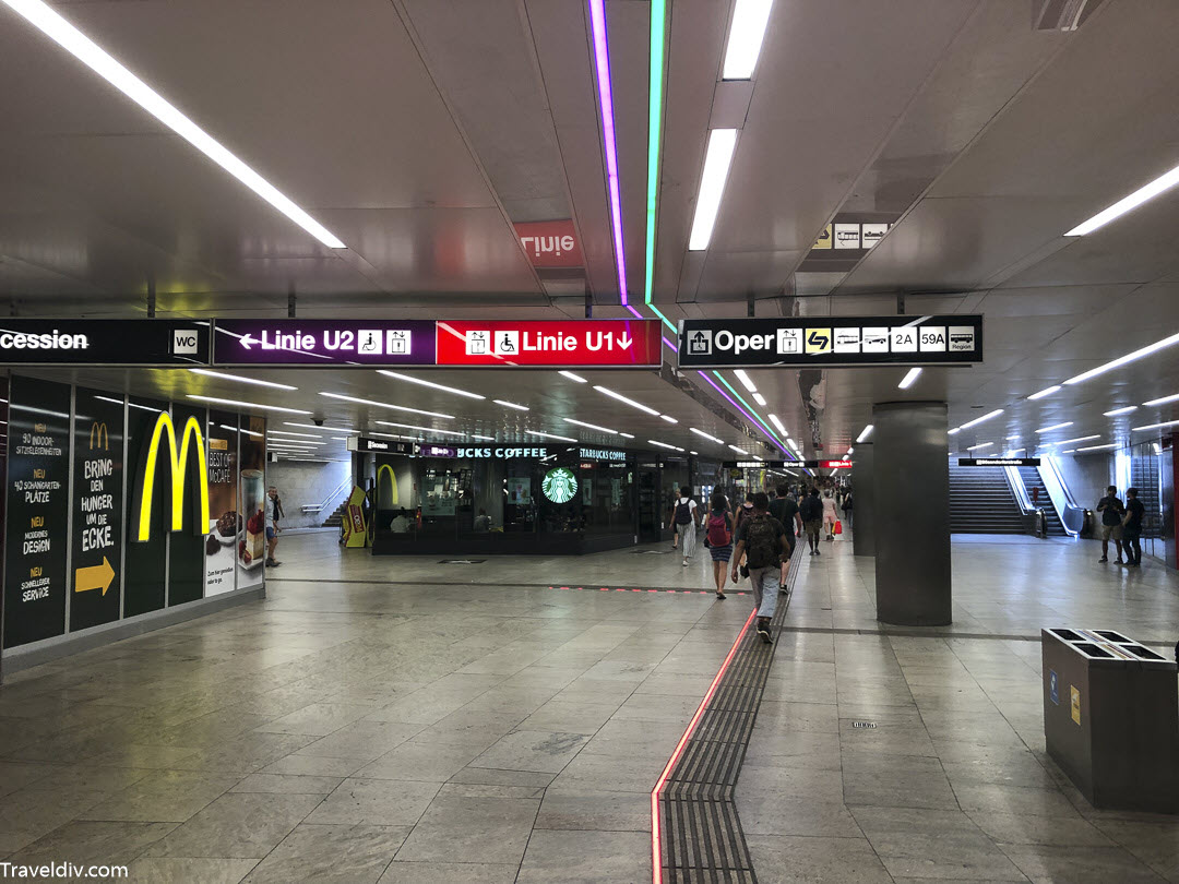 شرح كيفية التنقل عبر مترو فيينا بالصور