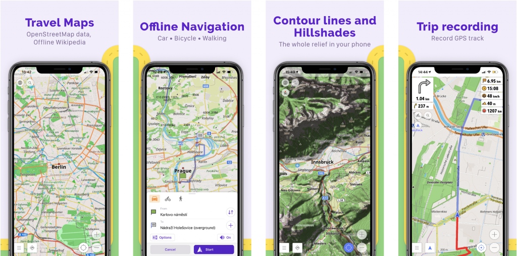 Ios карта путешественника