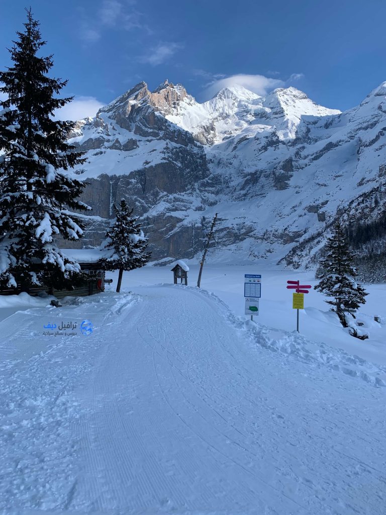 تقرير رحلتي الشتوية الى سويسرا