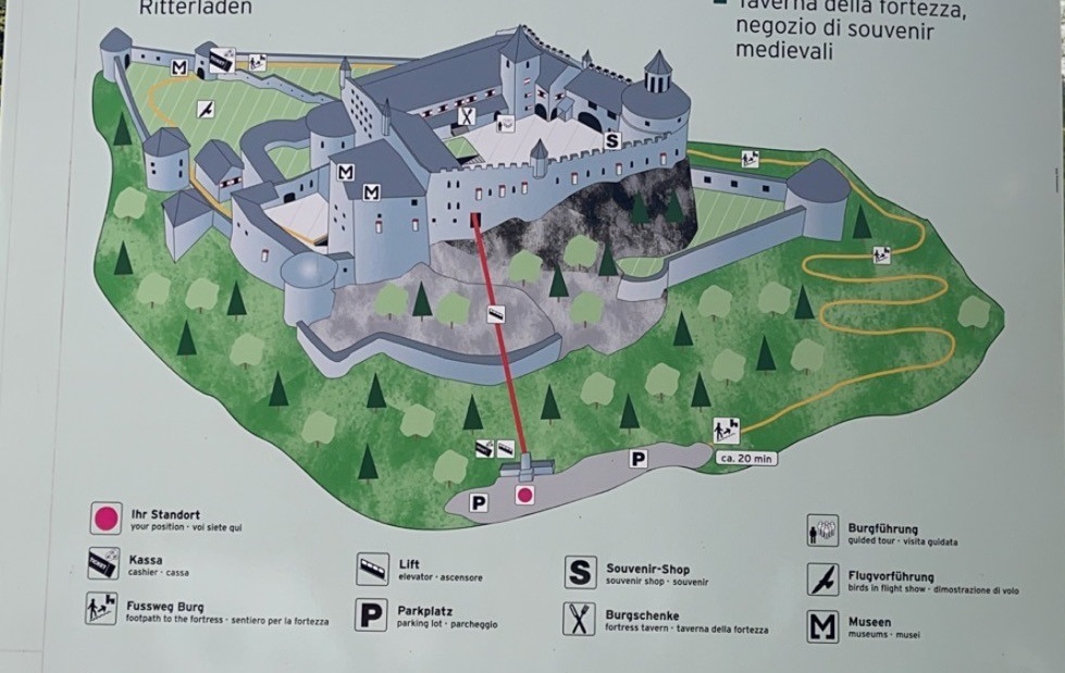 قلعة ويرفن إطلالة ولا أجمل على وادي سالزاك