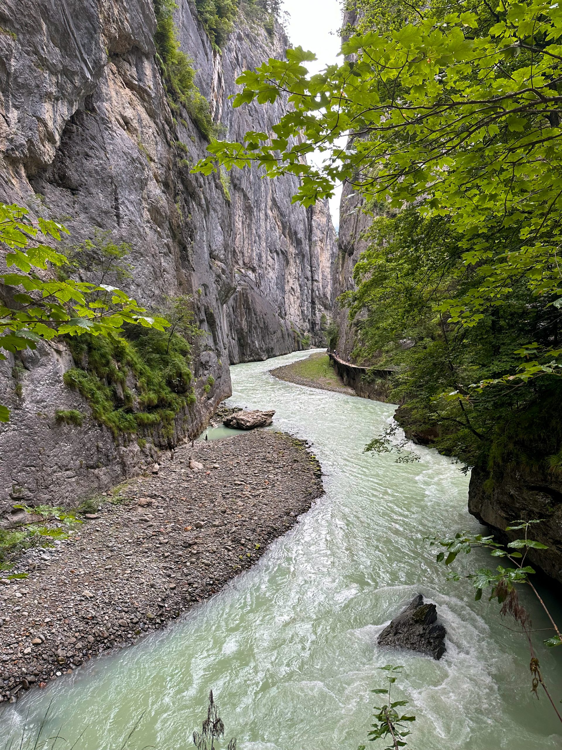 خوانق نهر الآر، القريبة من إنترلاكن، سويسرا