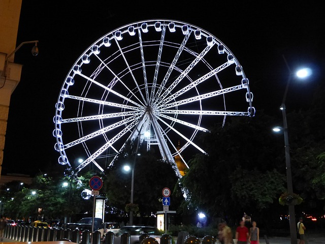 عجلة الفيريس Ferris Wheel of Budapest
